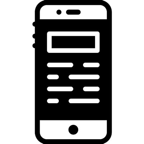 Smartphone Touch Screen Vector Svg Icon Svg Repo