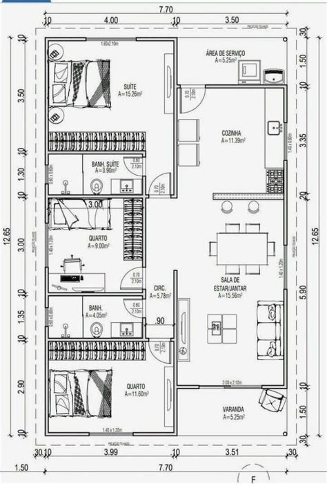 The Floor Plan For A Small House