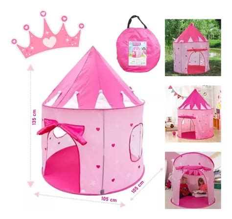 Barraca Castelo Princesa Tenda Cabana Infantil Menina Rosa Frete grátis