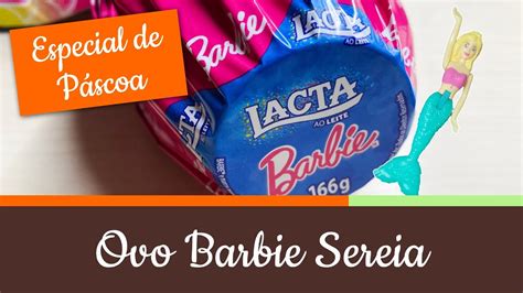 OVO de PÁSCOA BARBIE SEREIA Review Chocolate 261 YouTube