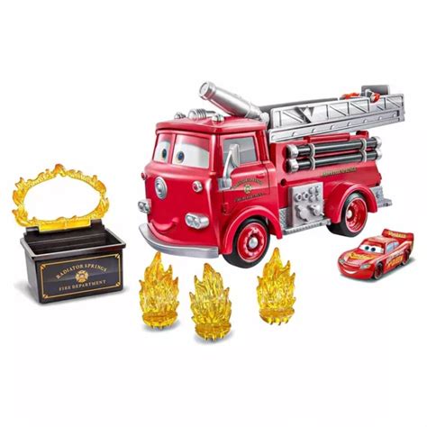 Voitures Disney Pixar Rouge Camion Dei Pompiers Avec Lightning Mcqueen