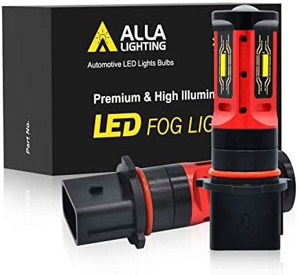 Amazon Alla Lighting 3800lm 9145 9140 H10 LED Fog Lights Bulbs