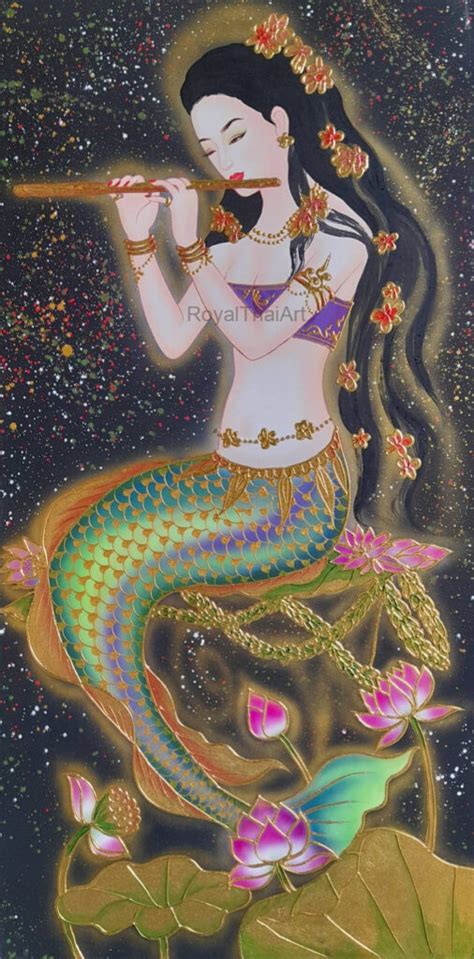 Famous Acrylic Mermaid Artwork Painting for Sale