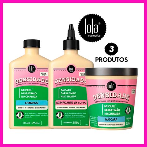 Lola Densidade Shampoo Acidificante M Scara Produtos Essential