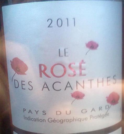 2012 Les Vignerons de Tavel Gard Le Rosé des Acanthes France