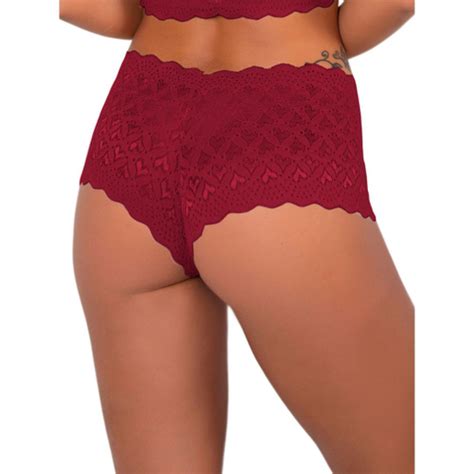 Kit 10 Caleçon Em Renda Short Lingerie Atacado Revenda no Shoptime