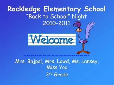 PPT - Rockledge Elementary School “Back to School” Night 2010-2011 ...