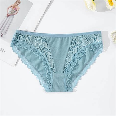 High Quality Ladies Underwear Sexy Lace Floral Underpants Flowers Lady Panties M Xl Cotton Women