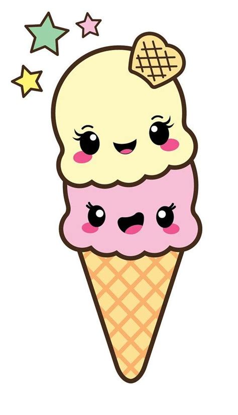 S E Eis Kawaii Bilder Zum Nachmalen Leicht Kawaii Heisse Schokolade