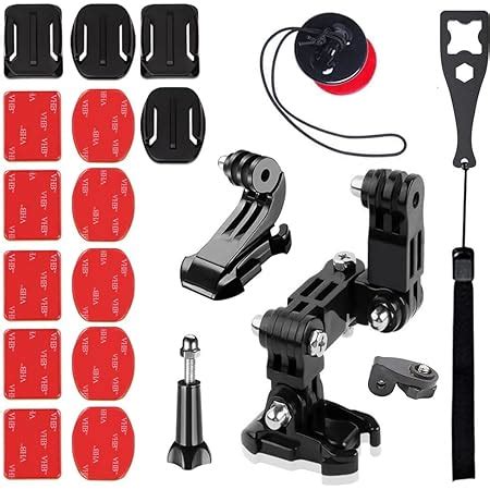 Adofys In Action Camera Accessory Kit Bundle Compatible For Gopro