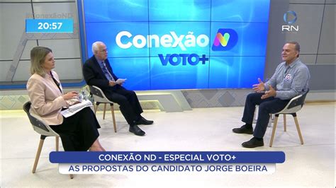 Jorge Boeira Pdt O Quinto Sabatinado Do Conex O Nd