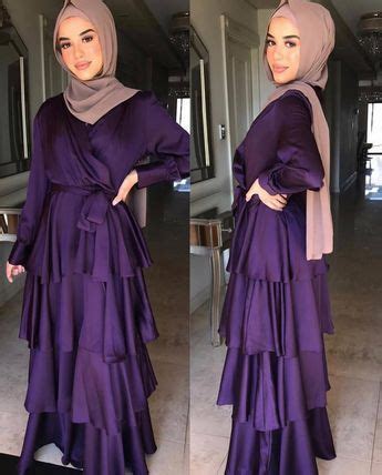 Long Sleeve Party Dresses With Hijab Zahrah Rose Party Dress Long