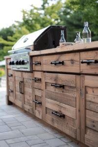 20+ Gorgeous DIY Outdoor Kitchen Cabinets For Your Backyard Makeover