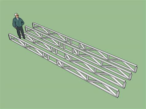 Truss Design And D Modeling With Sketchup Fine Homebuilding Breaktime