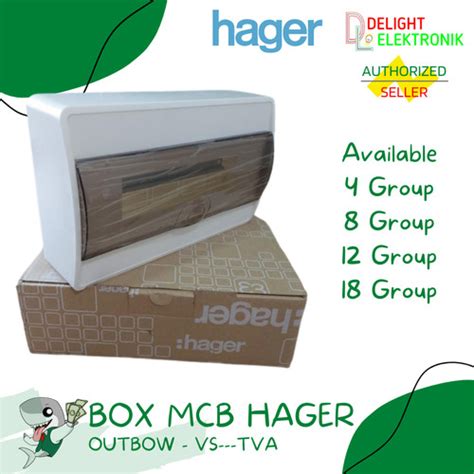 Jual BOX MCB OUTBOW HAGER 4 8 12 18 GROUP 4 GROUP Jakarta Pusat