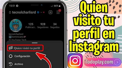 Cómo SABER QUIEN VISITA mi PERFIL de Instagram YouTube