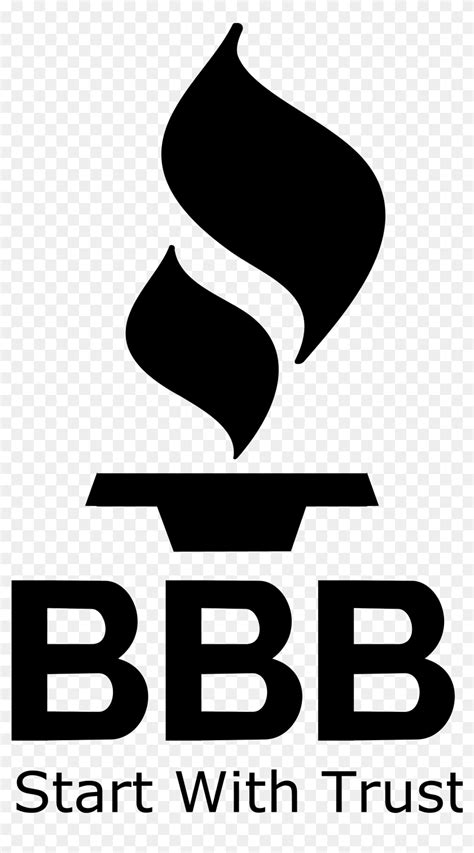 Bbb Logo Black And White - Better Business Bureau White Logo Png ...