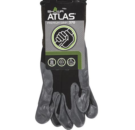 Showa Atlas 370 Premium Grip Gloves Small Concord Garden