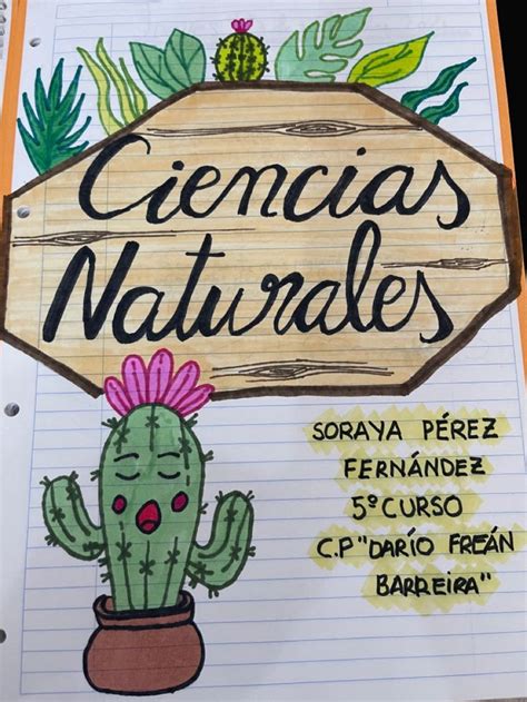 Portada Para Ciencias Naturales Caratulas De Ciencias Naturales Eroppa