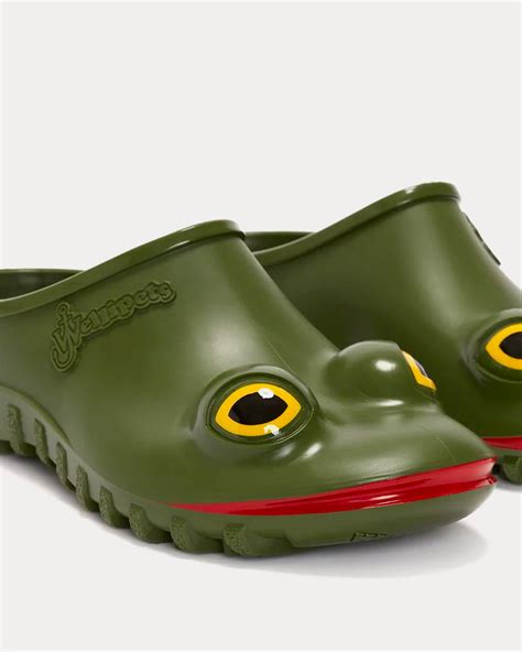 Jw Anderson X Wellipets Frog Loafer Green Slip Ons Sneak In Peace