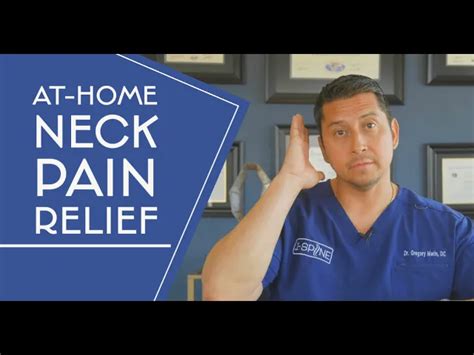 At Home Neck Pain Relief In Lubbock TX 1 Spine Chiropractic