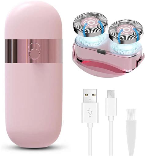 Womens Waterproof Electric Razor Bikini Trimmer Usb Rechargeable