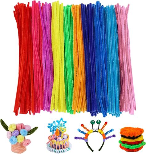 Ainiv Pipe Cleaners 200pcs Chenille Stems Multi Color