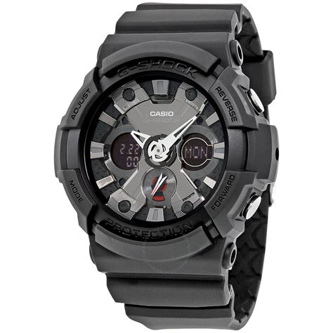 Casio G Shock Black Dial Resin Men S Watch Ga A G Shock Casio