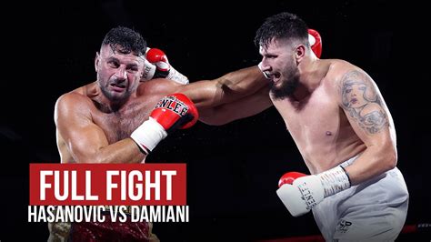 FULL FIGHT Sanel Hasanovic Vs Alfonso Damiani Heavyweight YouTube