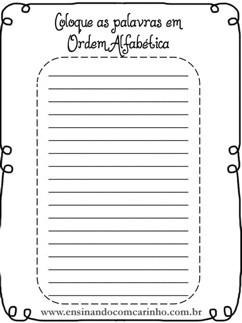 Atividades Classificação Das Palavras Quanto Ao Número De Sílabas