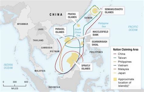 South China Sea Dispute : r/MapPorn