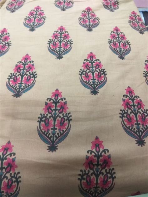 Cotton Jaipuri And Hand Block Print Fabric GSM 250 300 At Rs 89 Meter