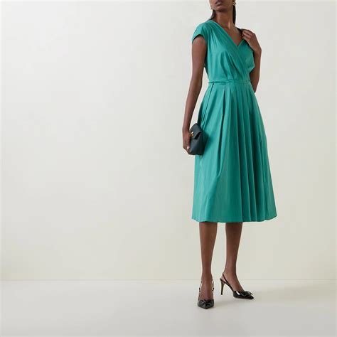 Weekend Max Mara Vertice Cap Sleeve Midi Dress