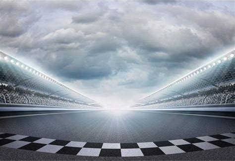 Buy CSFOTO Polyester 6x4ft Finish Line Race Track Backdrops For