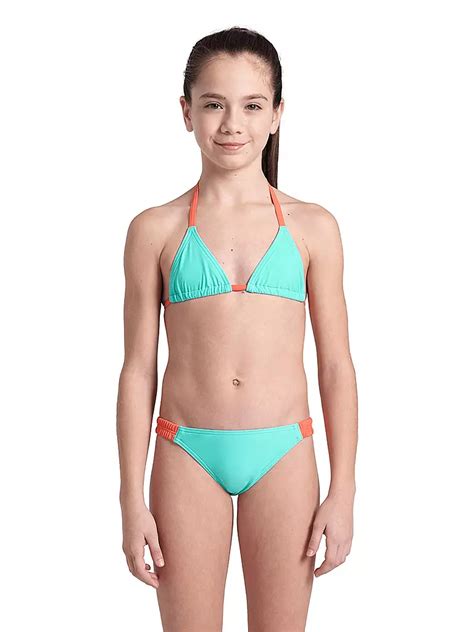 ARENA Mädchen Bikini Essentials türkis