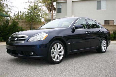 2006 Infiniti M45 In Twilight Blue With Graphite Leather And Rosewood