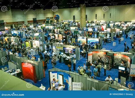 Top View To Exhibition Hall In Orange County Convention Centre