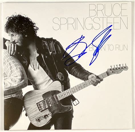 Lot Detail Bruce Springsteen Signed Born To Run Record Album Bas