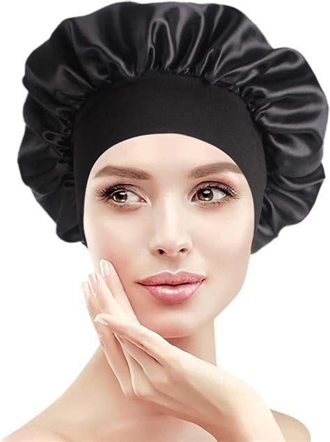 Vegcoo Pi Ces Bonnet Satin Cheveux Nuit Bonnets De Douche Bonnet