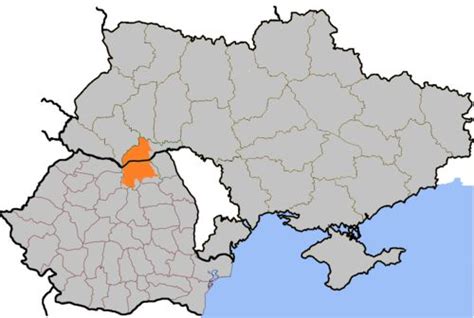 Location of Bukovina within northern Romania and neighbouring Ukraine ...