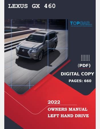 2022 LEXUS GX 460 OWNERS MANUAL