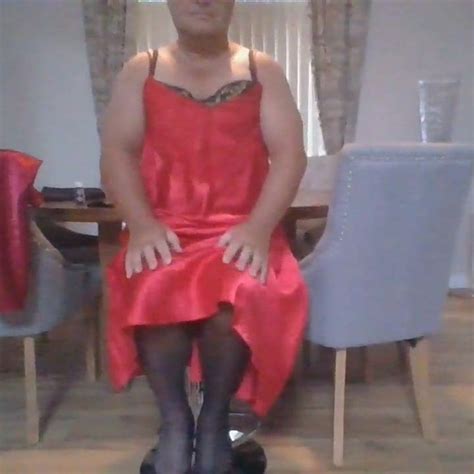Red Satin Nightie Free Gay Crossdresser HD Porn Video A1 XHamster