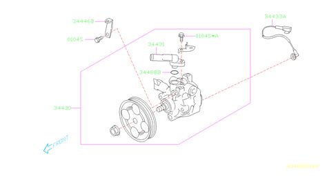 34433ag020 Subaru Power Steering Pressure Switch Subaru Parts Superstore Jacksonville Fl