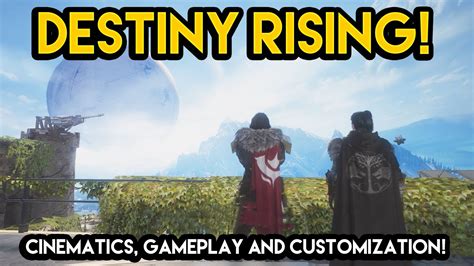 Destiny Rising All Intro Cinematics Missions Customization And