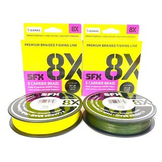 New Sufix Sfx X Yds Yds Carrier Braid Fishing Line Braided