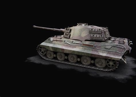 Panzer VI - Tiger II - German Heavy Tank 3D Model by JEROLPOA