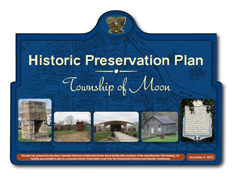 A Tale of Three Cities: Moon Township - Pennsylvania Historic Preservation