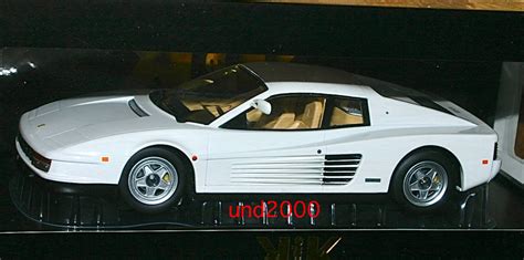 KK Scale マイアミバイス 1 18 1984 フェラーリ テスタロッサ Ferrari Testarossa Monospecchio