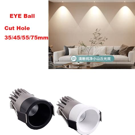 Recessed Spotlight LED Eyeball COB Downlight 10W 15w 3w 5w 3000K 4000K