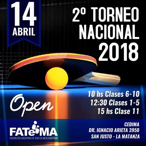 Tenis De Mesa Adaptado Se Viene La Segunda Fecha Del Torneo Nacional